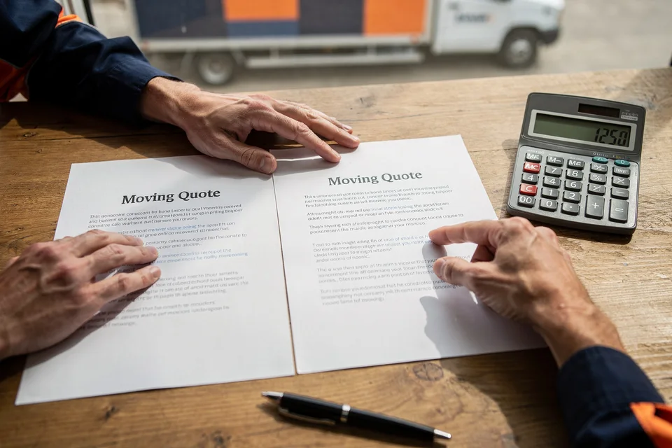 Devis de déménagement définitif vs devis estimatif : quelles différences ?
